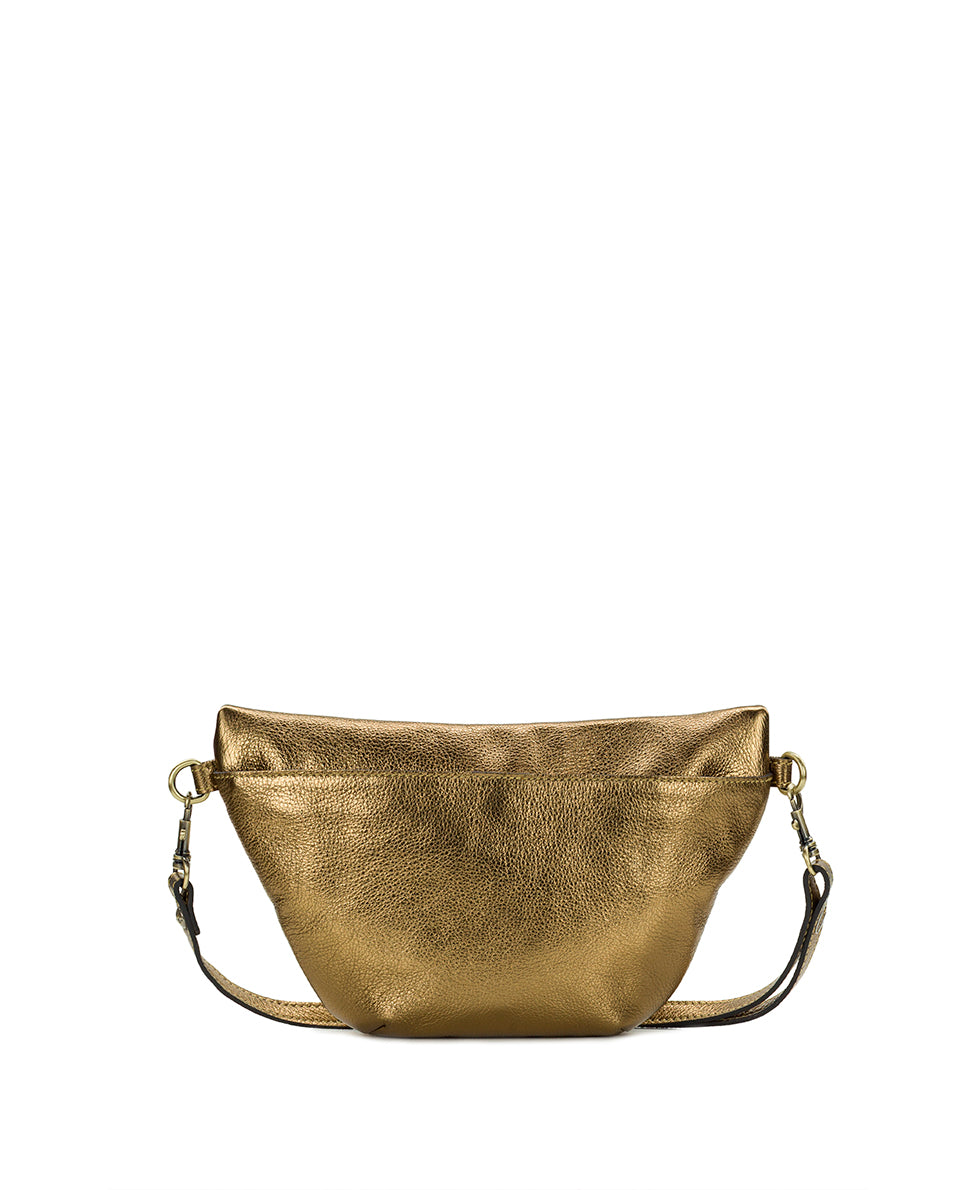 Female - Tinchi Belt Bag | Rugged Natural Grain | Antique Bronze - antique bronze - by Patricia Nash - View 2 of 4