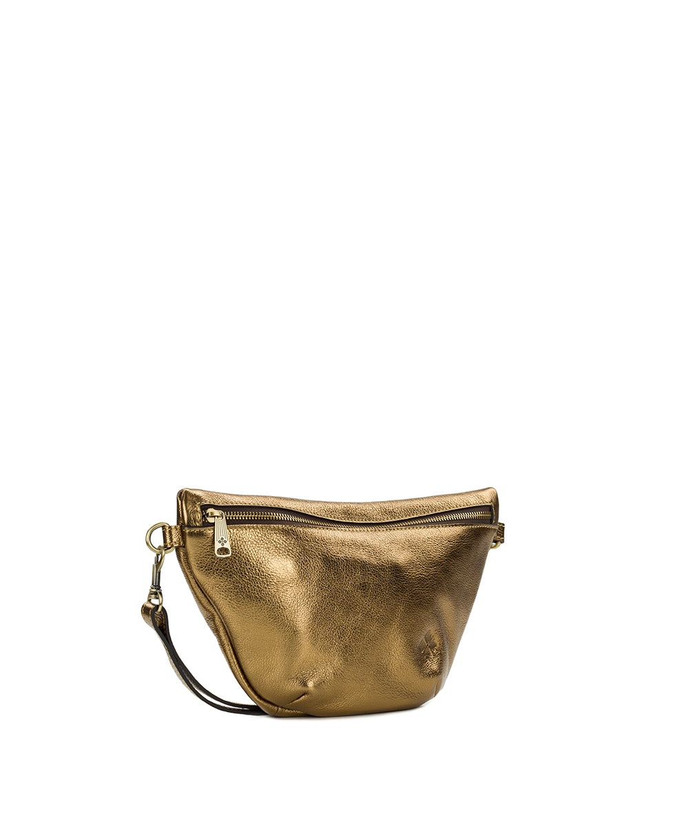 Female - Tinchi Belt Bag | Rugged Natural Grain | Antique Bronze - antique bronze - by Patricia Nash - View 3 of 4