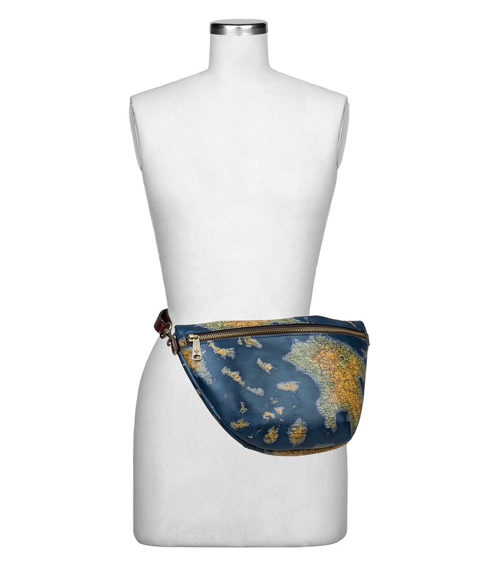 Female - Tinchi Belt Bag - Greek Map - greek map - by Patricia Nash - View 7 of 7