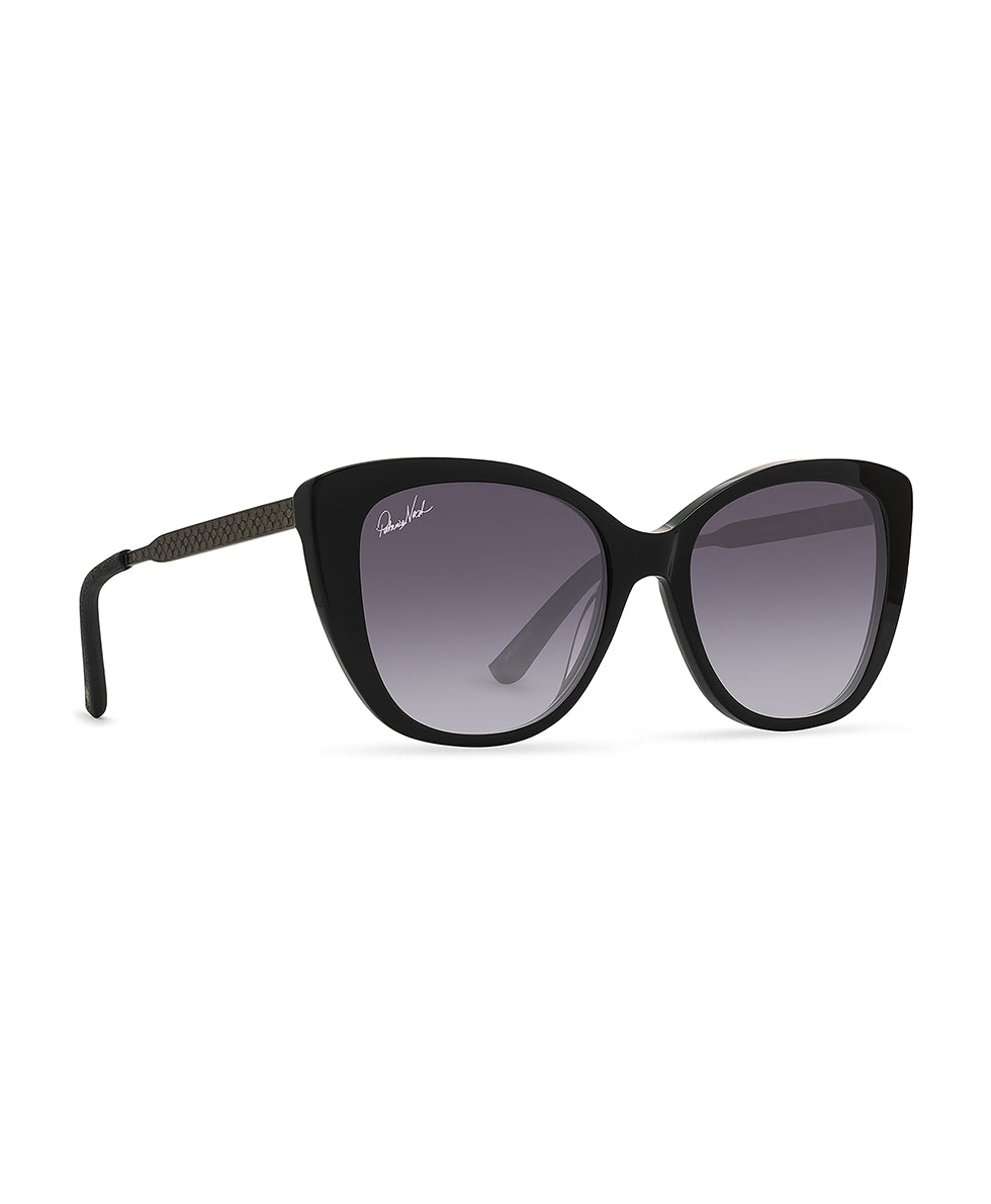 Brigitte Sunglasses - Black Gloss - black gloss - by Patricia Nash - View 2 of 8