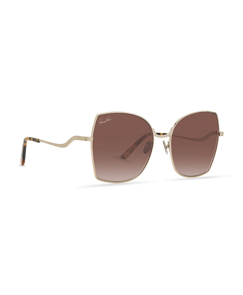 Sophia Wire Sunglasses  - Tortoise - tortoise - by Patricia Nash - View 2 of 8