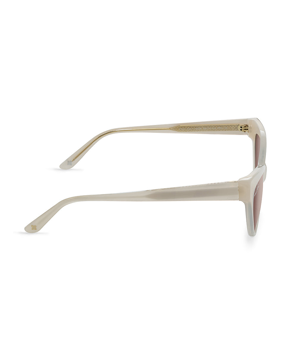 Kelly Cateye Sunglasses - Ivory - ivory - by Patricia Nash - View 3 of 8