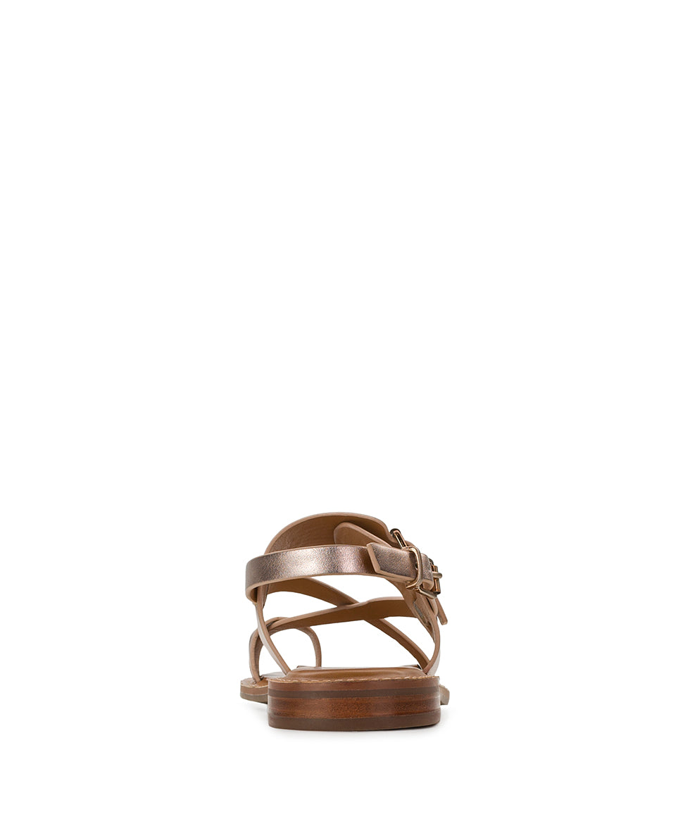 Female - Fidella Sandals - Metallic - Champagne - by Patricia Nash - View 4 of 6