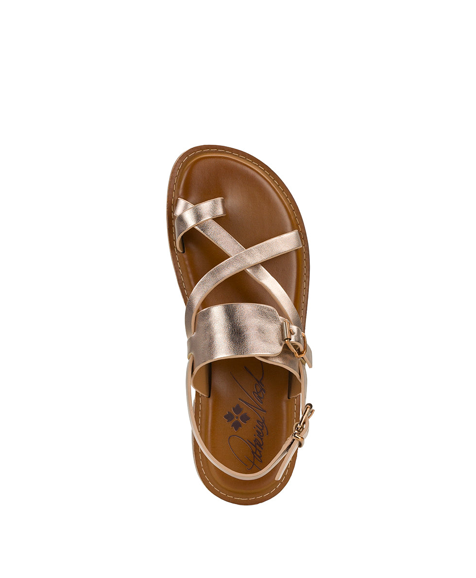 Female - Fidella Sandals - Metallic - Champagne - by Patricia Nash - View 5 of 6