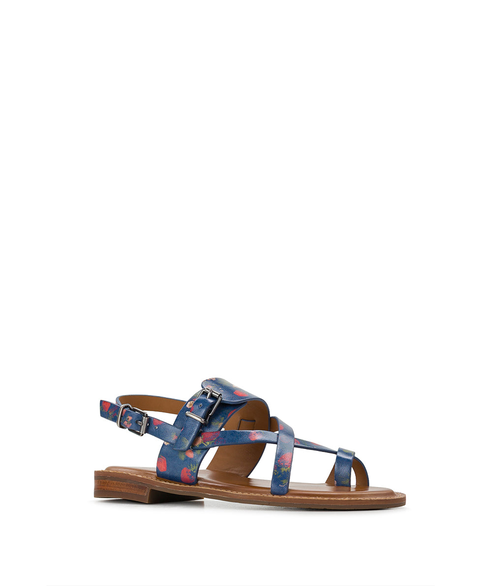 Female - Fidella Sandals - Denim Blue Strawberry - by Patricia Nash - View 1 of 6