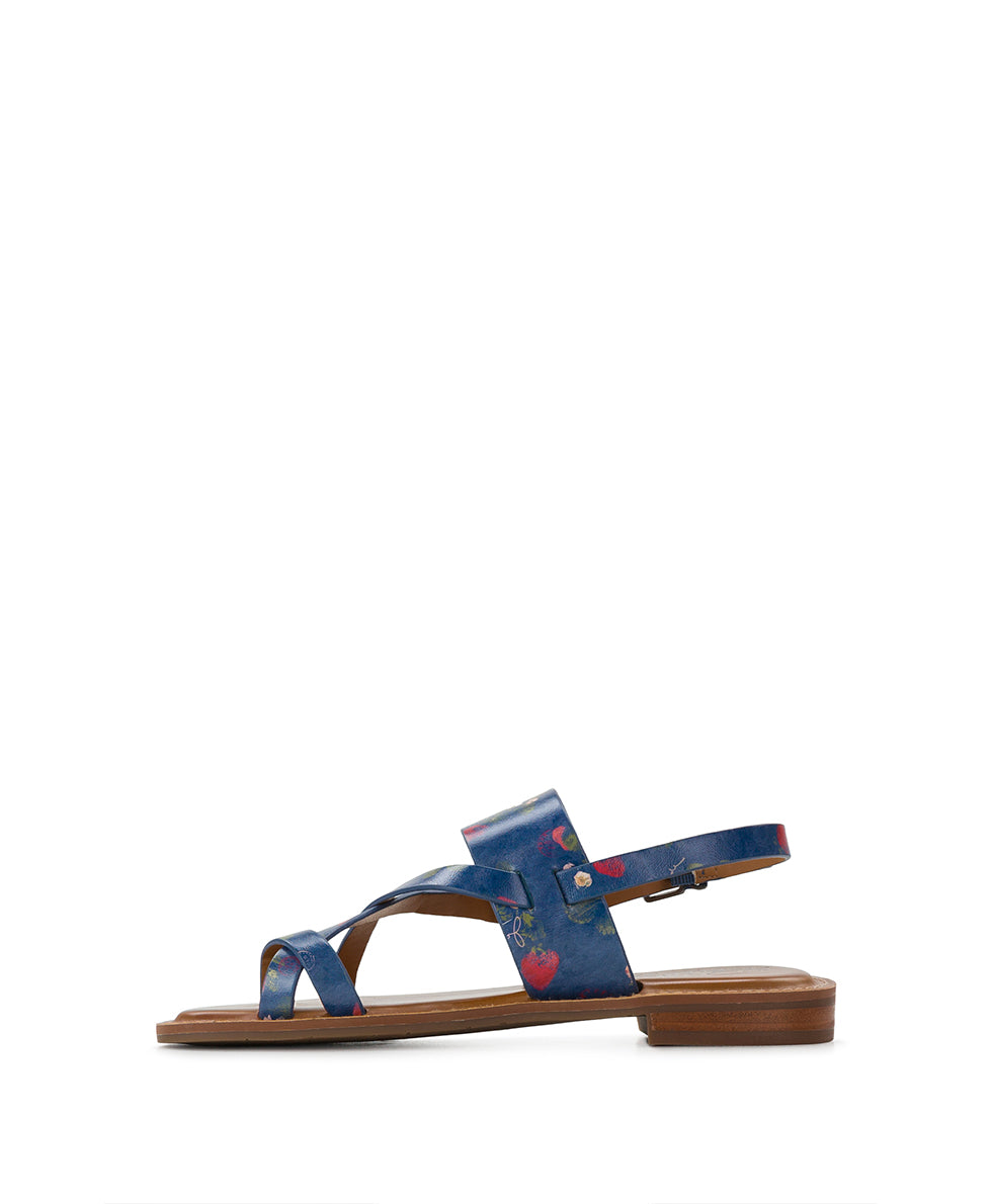 Female - Fidella Sandals - Denim Blue Strawberry - by Patricia Nash - View 3 of 6