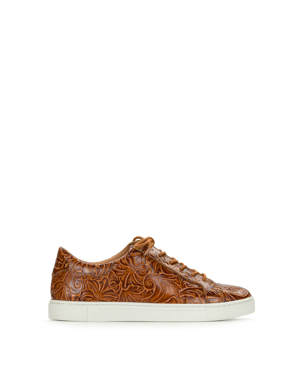 Female - Uma Sneaker - Tooled - Brown - by Patricia Nash - View 2 of 6