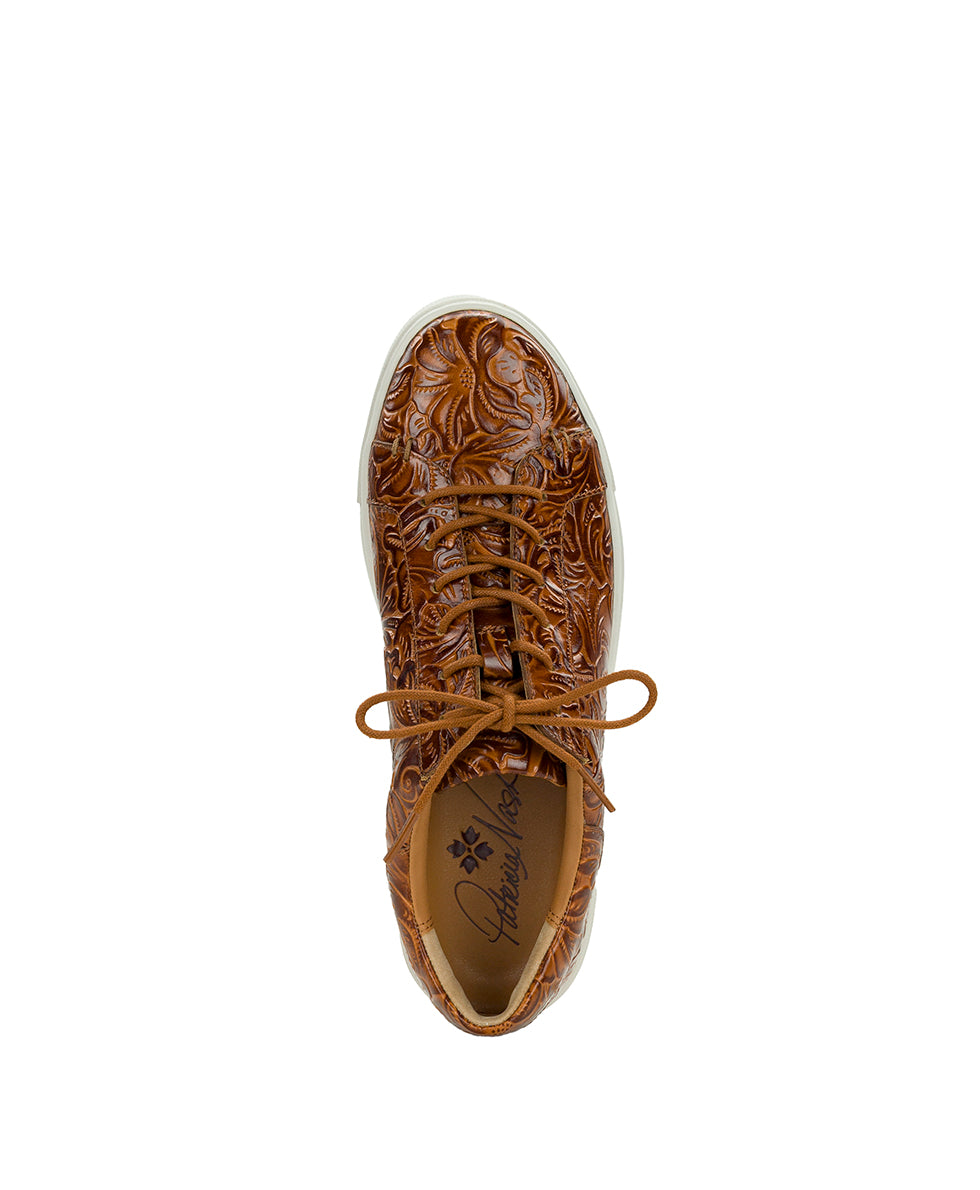 Female - Uma Sneaker - Tooled - Brown - by Patricia Nash - View 5 of 6