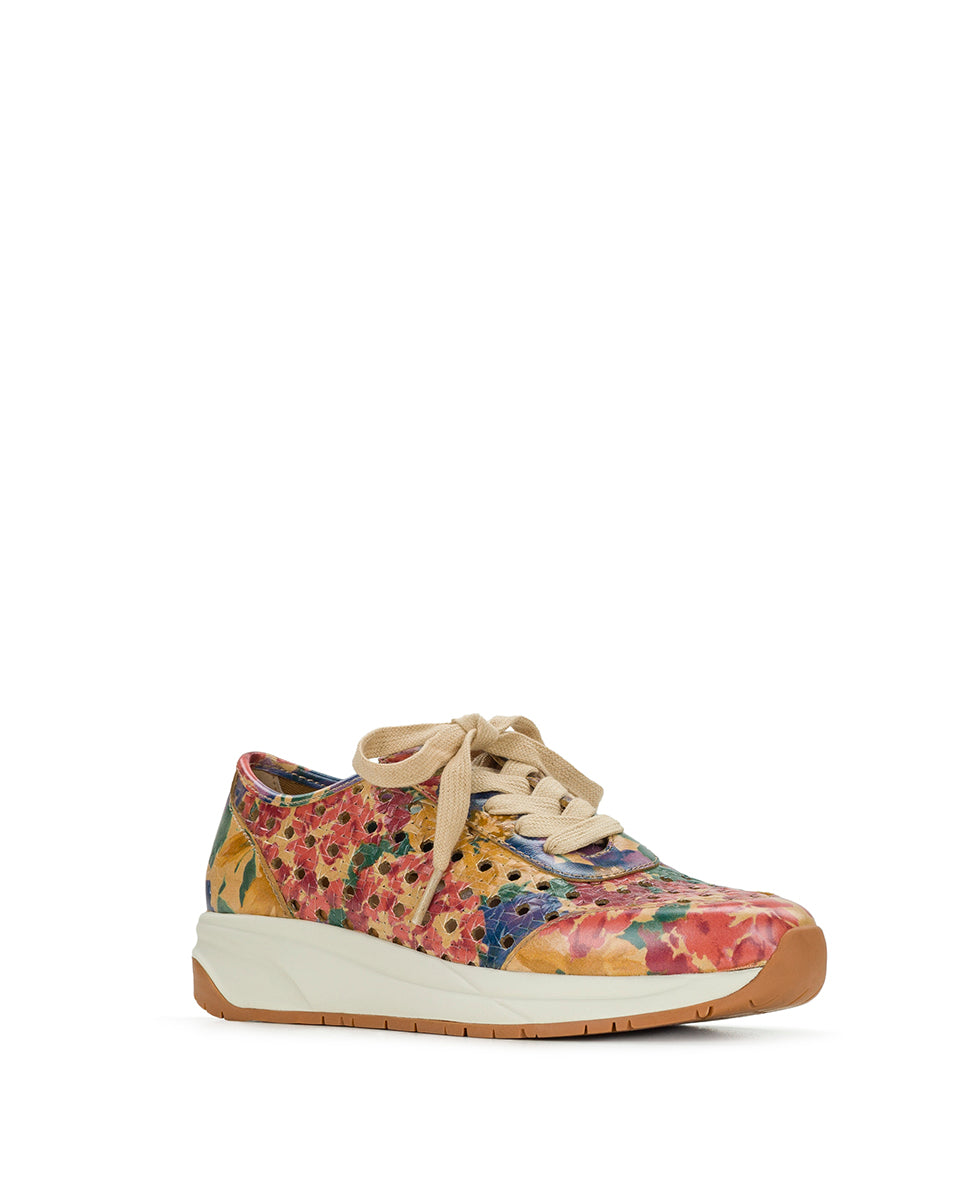 Female - Milla Perforated Sneaker – Perforated Leather - French Hydrangeas - by Patricia Nash - View 1 of 6