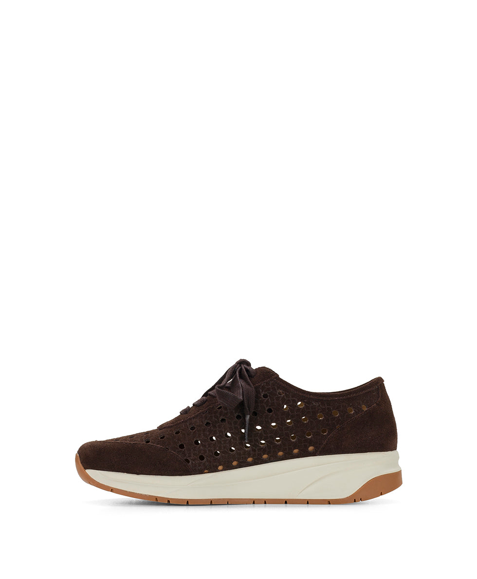 Female - Milla Sneaker | Chocolate - by Patricia Nash - View 3 of 6
