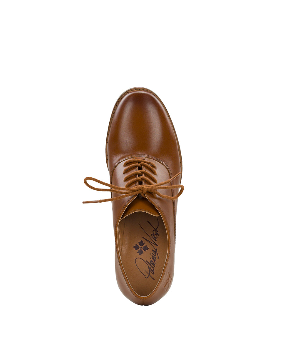 Female - Anna Oxford Shoes - Tan - by Patricia Nash - View 5 of 6