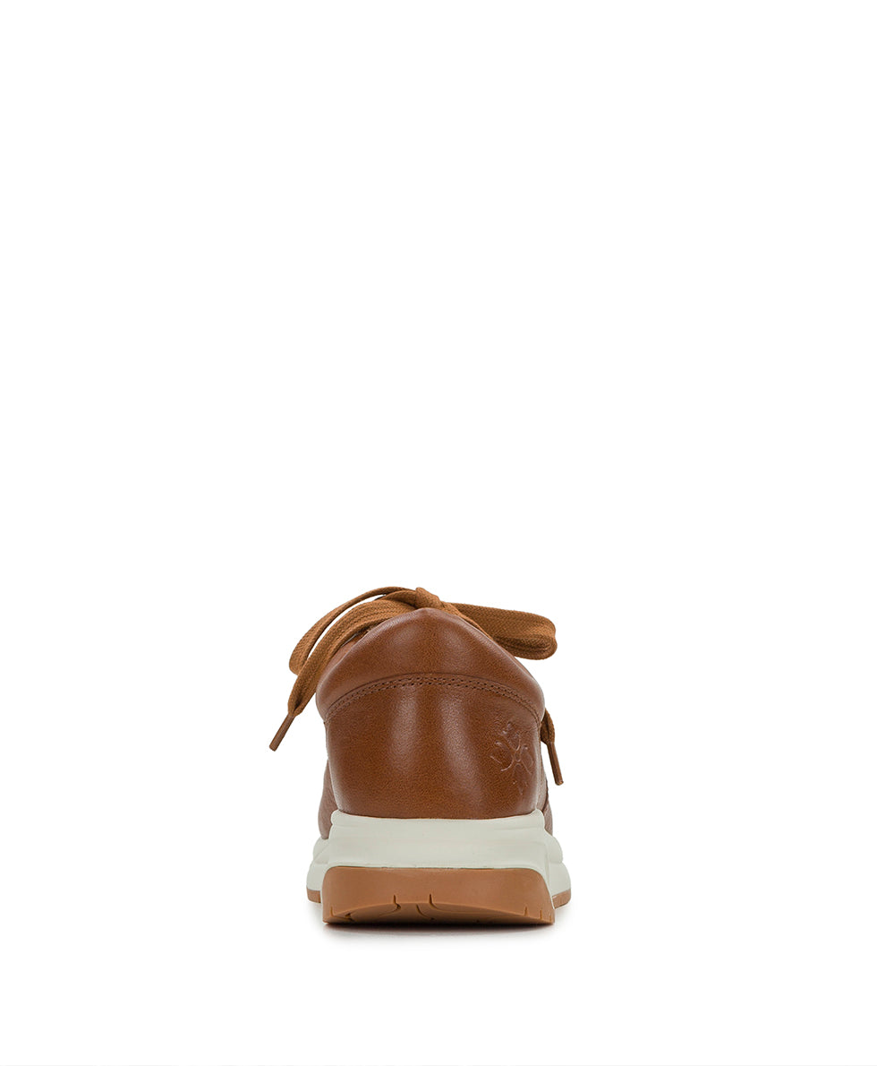Female - Milano Leather Sneaker - Tan - by Patricia Nash - View 4 of 6