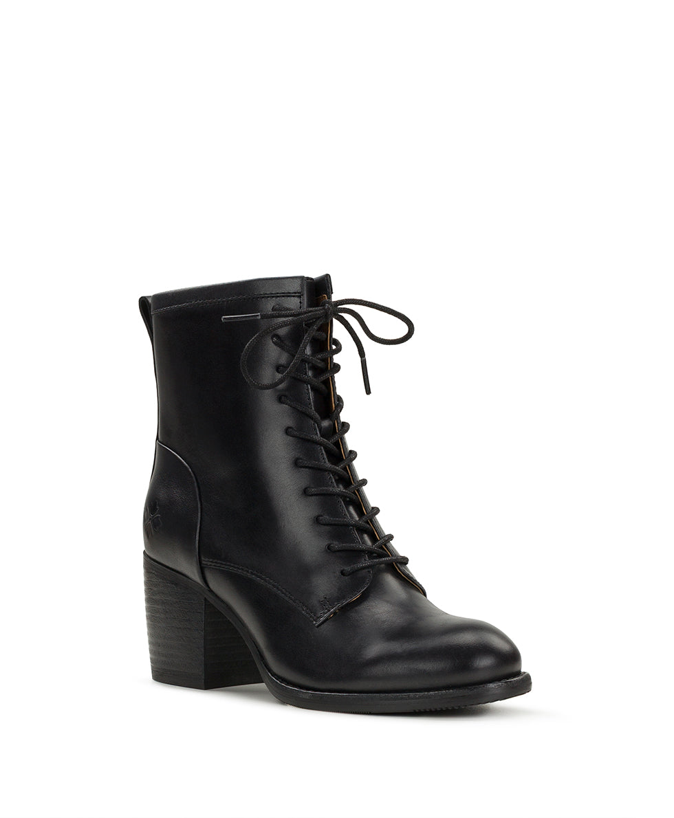 Female - Sicily Boot, Black - Burnished Leather - by Patricia Nash - View 1 of 6