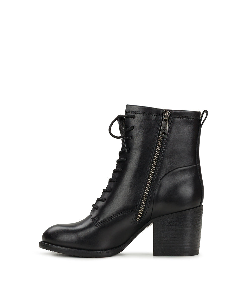 Female - Sicily Boot, Black - Burnished Leather - by Patricia Nash - View 3 of 6
