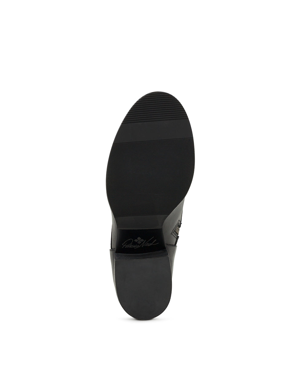 Female - Sicily Boot, Black - Burnished Leather - by Patricia Nash - View 6 of 6