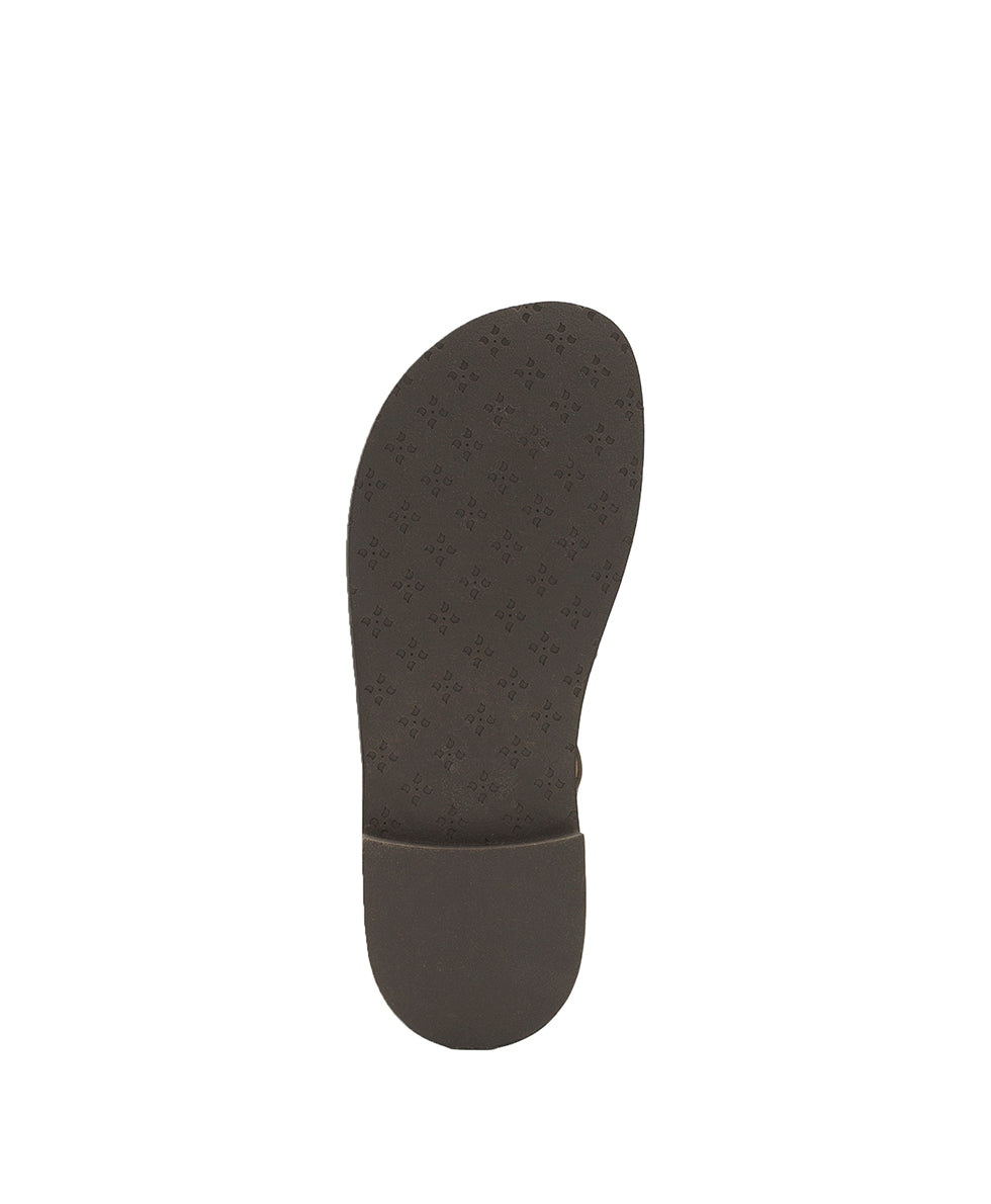 Female - Fiorella Sandals - Studded - Chocolate/Turquoise - by Patricia Nash - View 6 of 6