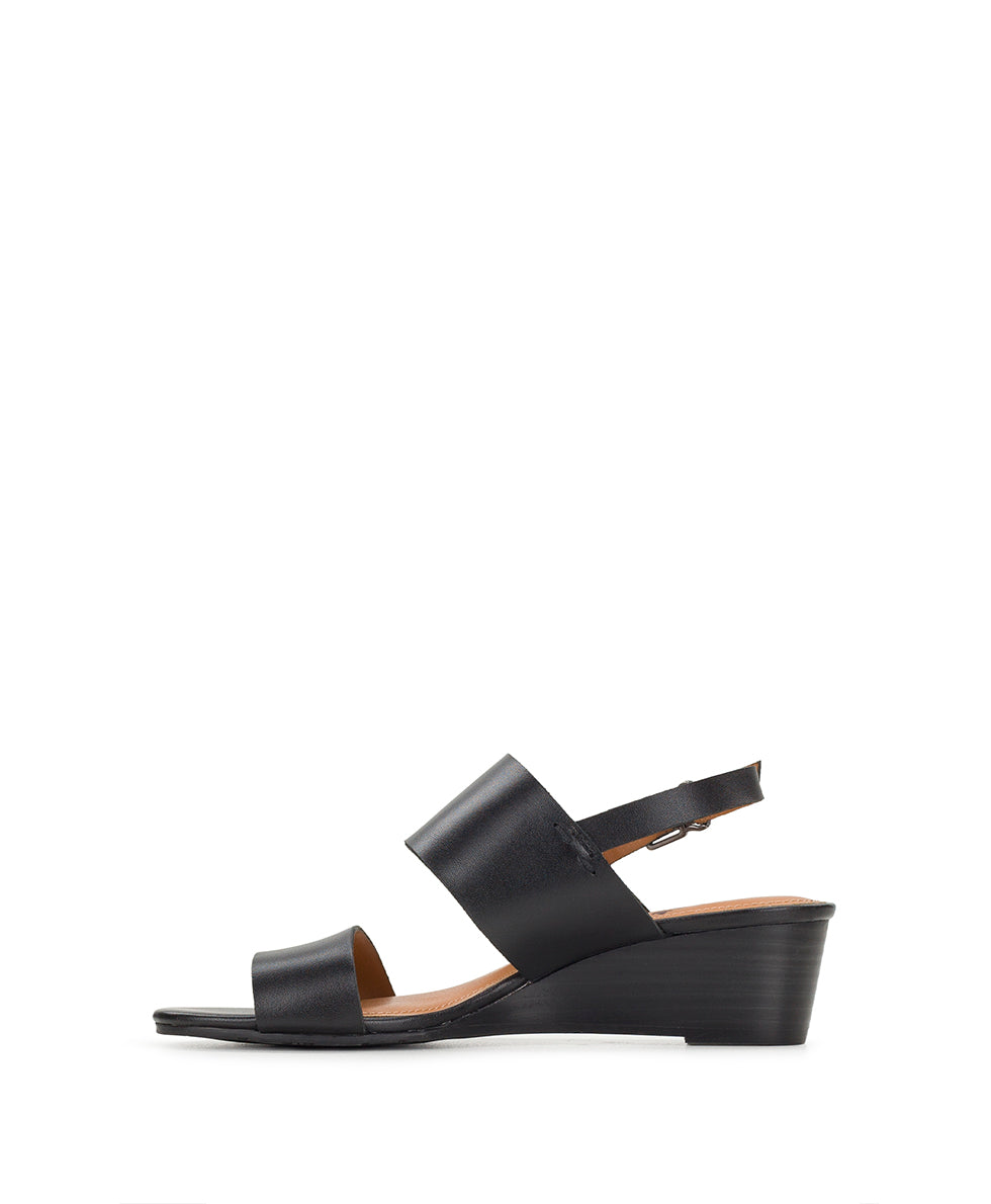 Female - Mirella Wedge - Leather - Black - by Patricia Nash - View 3 of 6