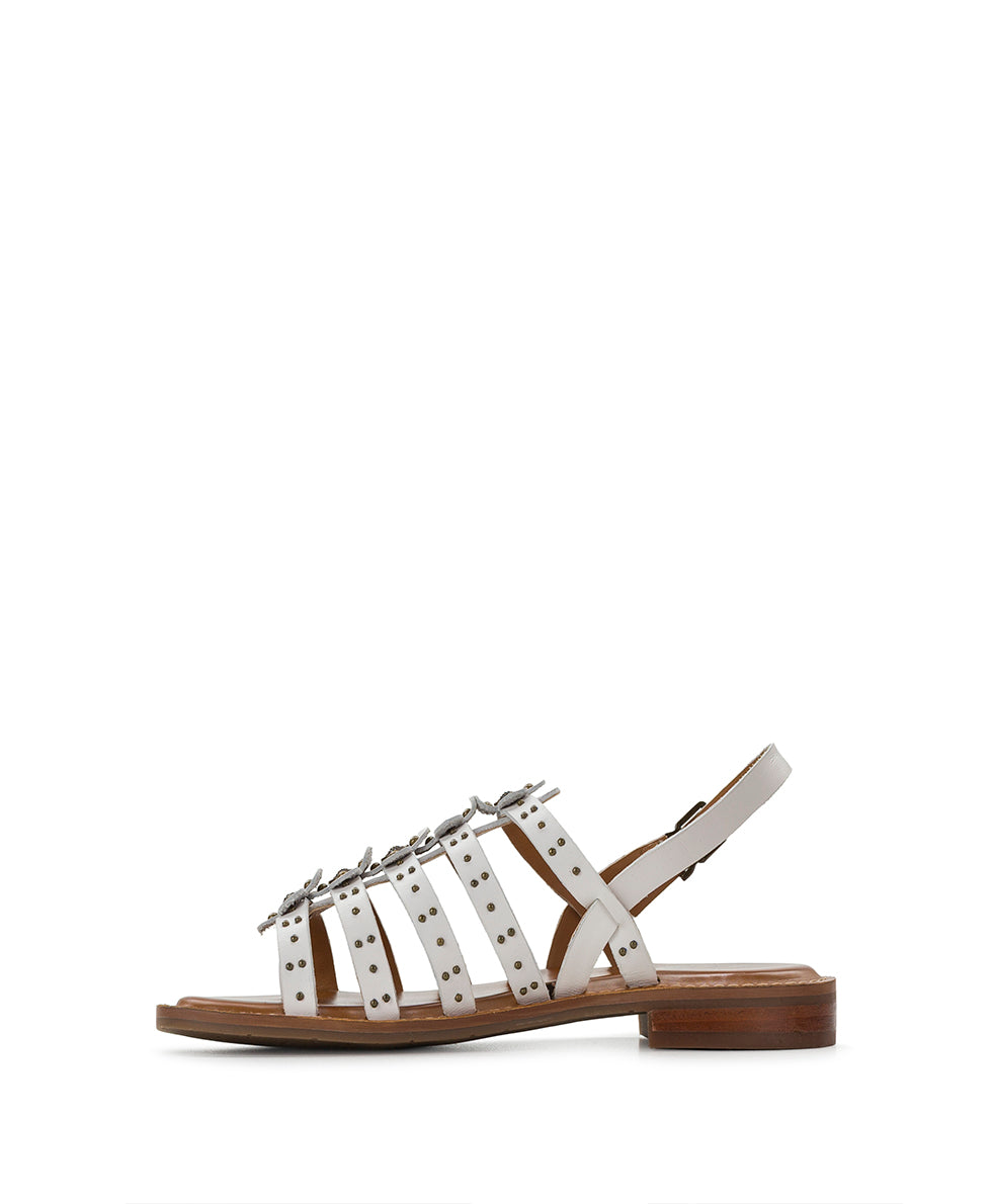 Female - Erba Sandals - Studded - Chalk White - by Patricia Nash - View 3 of 7