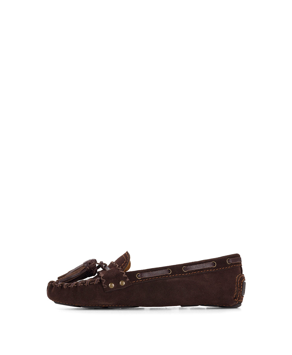 Female - Trevi Loafer | Chocolate - by Patricia Nash - View 3 of 6