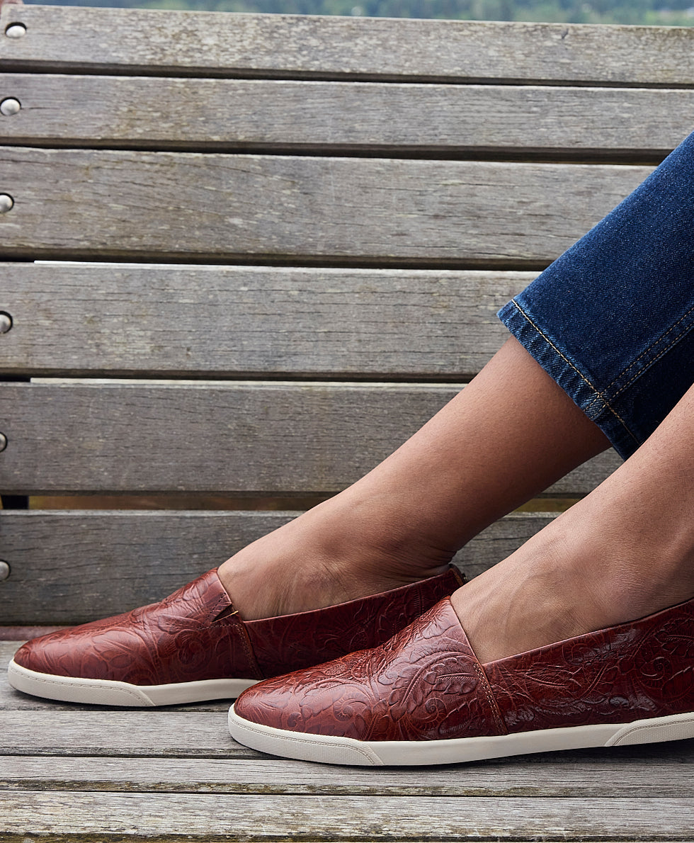 Female - Lola Sneaker | Cognac - by Patricia Nash - View 7 of 7