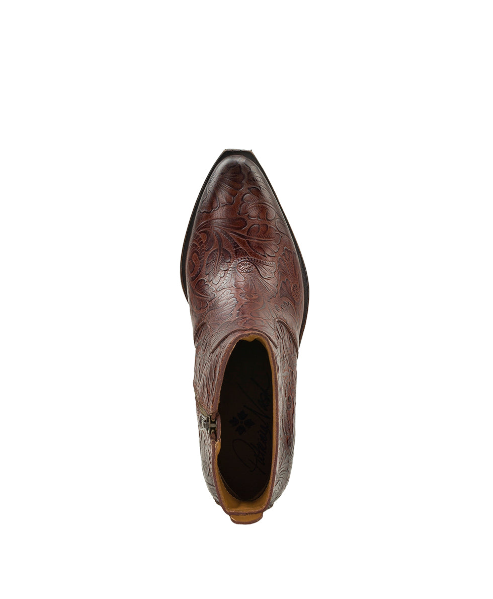 Female - Suzanna Bootie | Cognac - by Patricia Nash - View 5 of 6