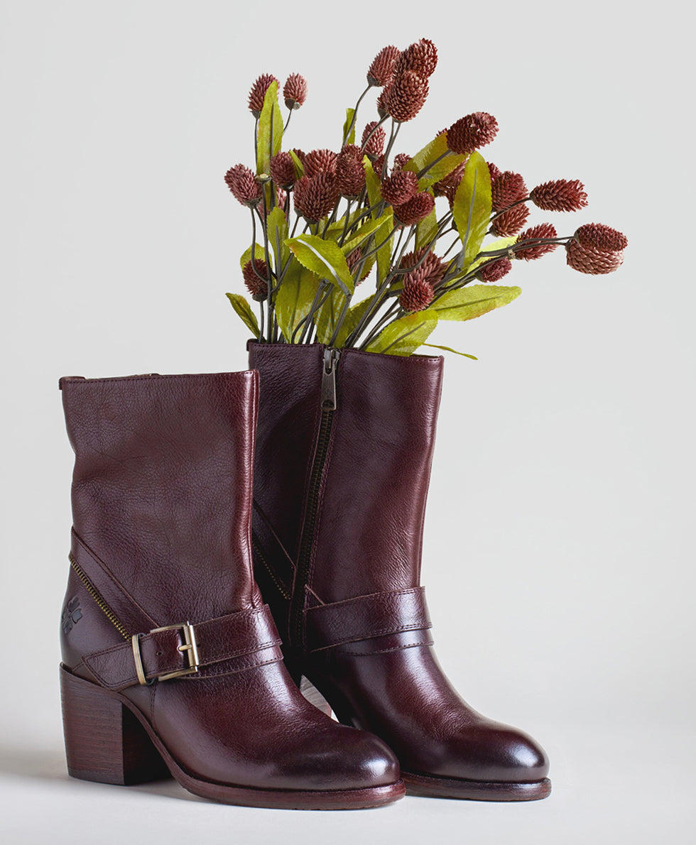 Female - Lombardy Boot | Wine - by Patricia Nash - View 9 of 10