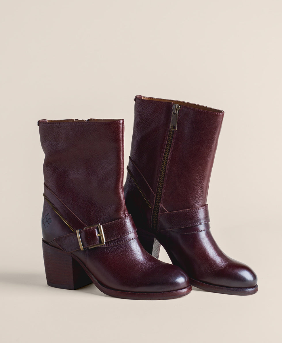 Female - Lombardy Boot | Wine - by Patricia Nash - View 10 of 10