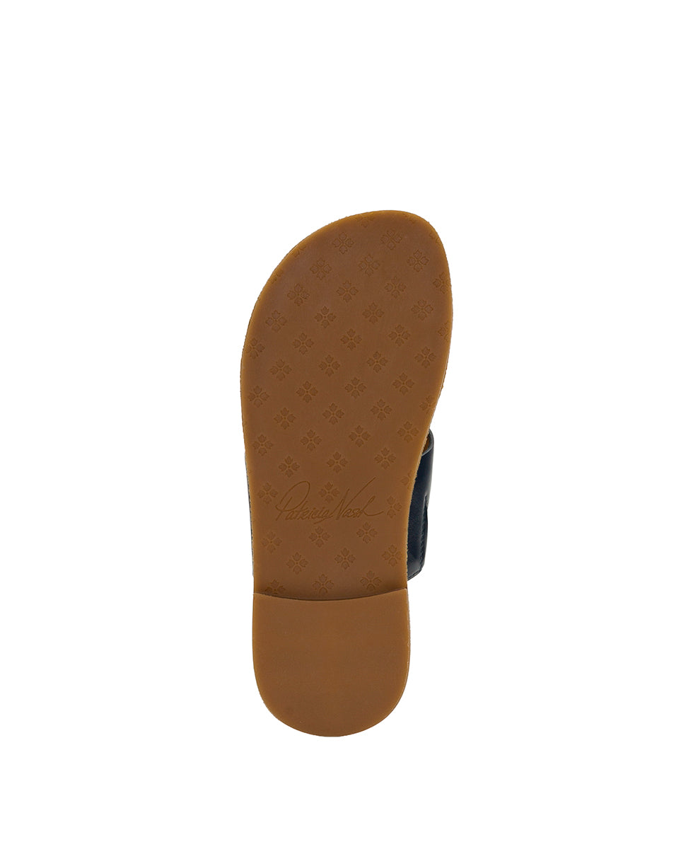 Female - Niki Compass Medallion Sandal - Denim Blue - by Patricia Nash - View 6 of 6
