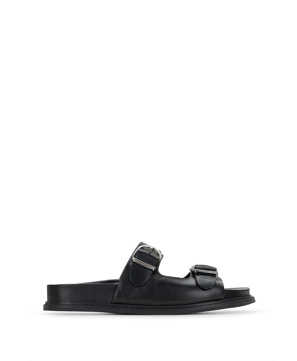 Female - Noa Flat Sandal - Black - by Patricia Nash - View 2 of 6