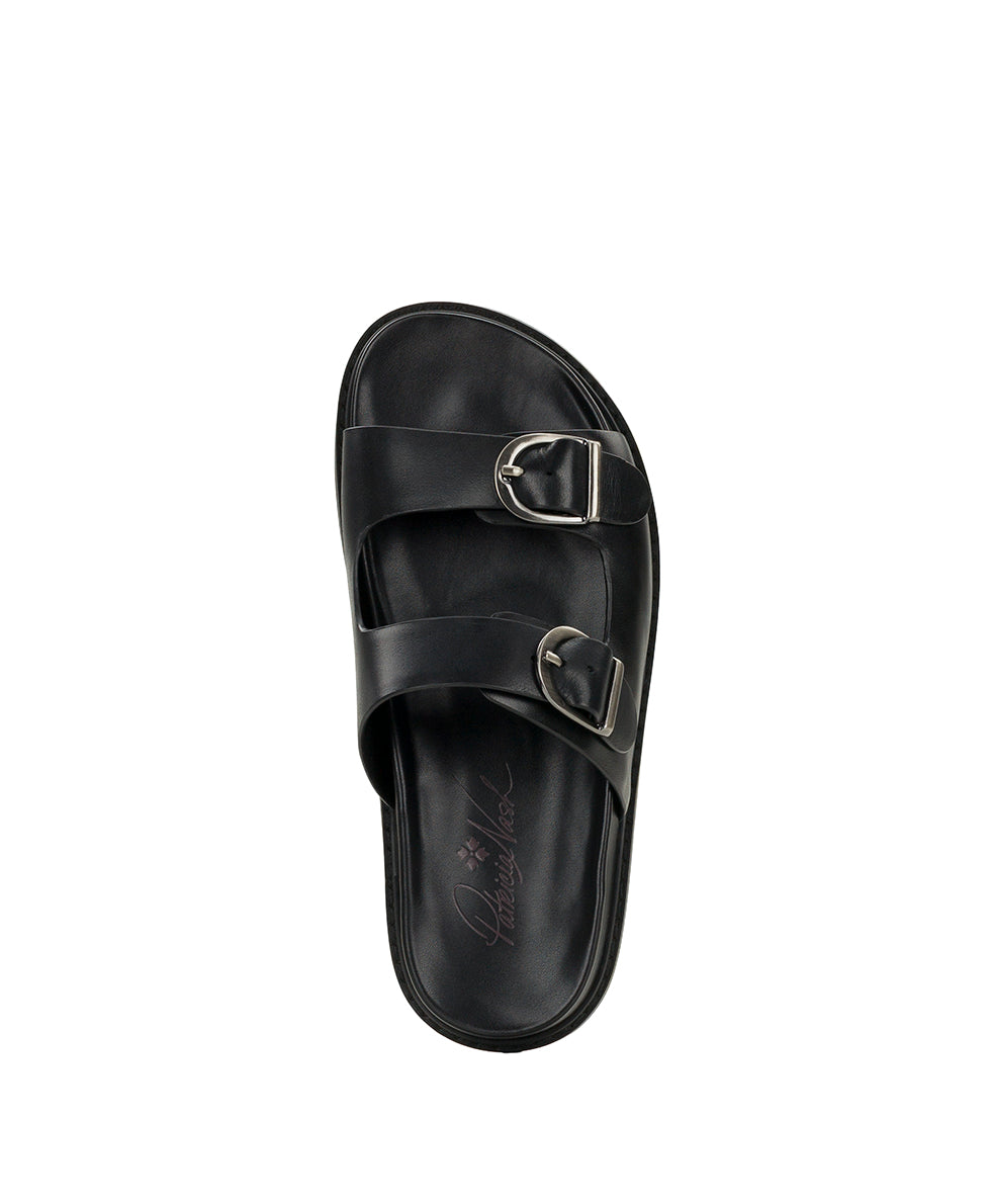 Female - Noa Flat Sandal - Black - by Patricia Nash - View 5 of 6