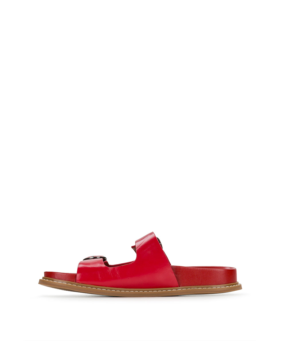 Female - Noa Flat Sandal - Strawberry - by Patricia Nash - View 3 of 6