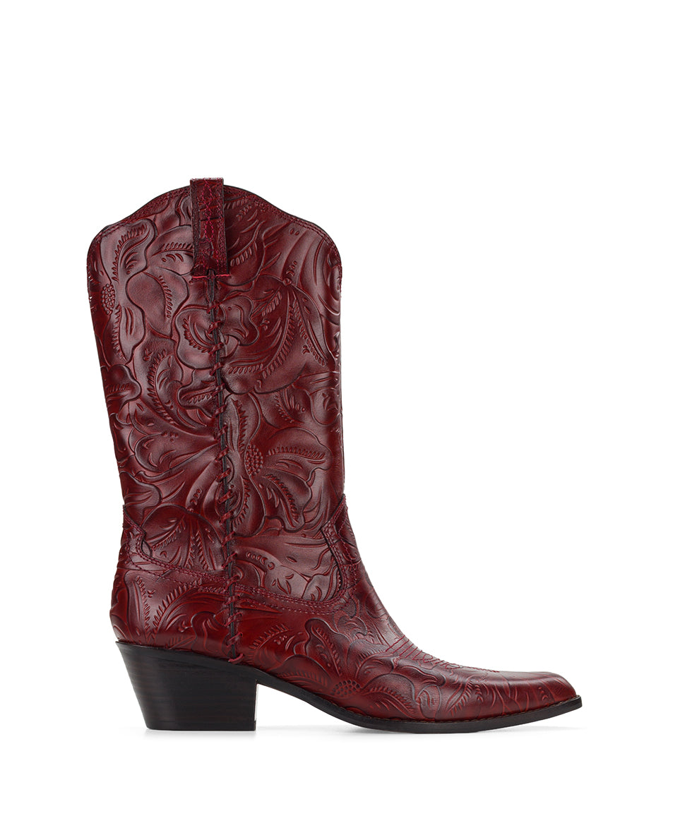 Female - Bergamo Boot | Red - by Patricia Nash - View 2 of 6