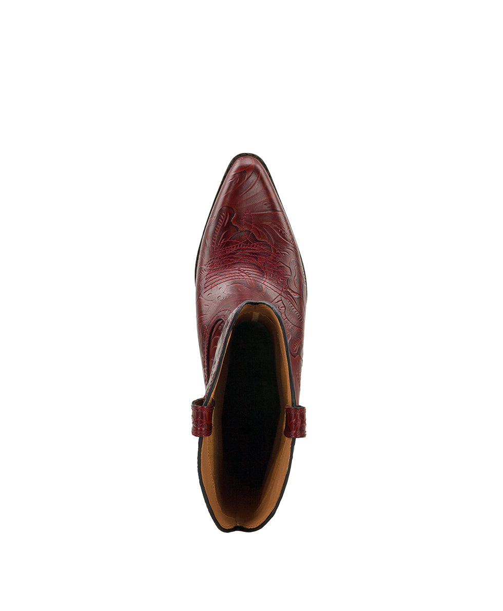 Female - Bergamo Boot | Red - by Patricia Nash - View 5 of 6