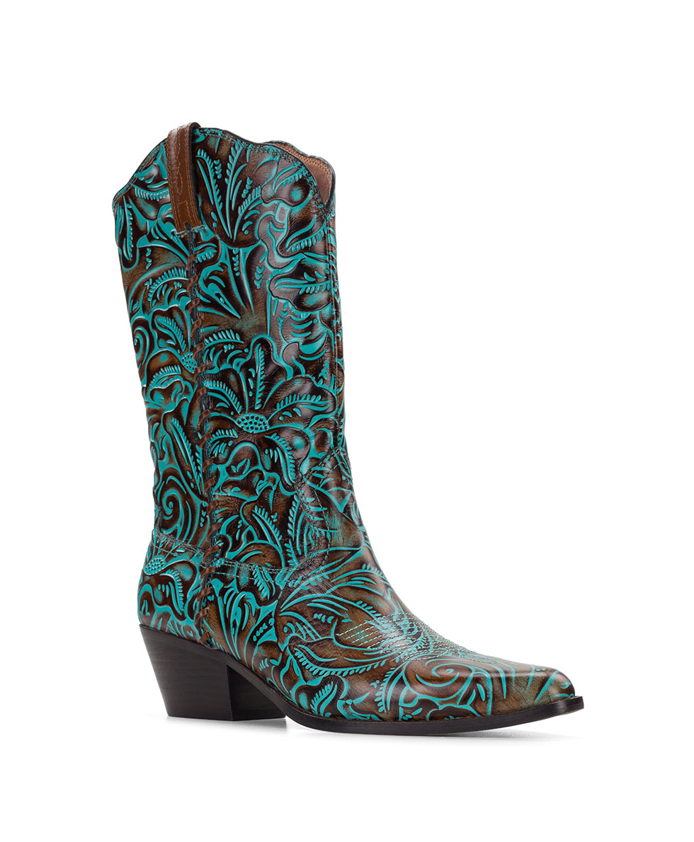 Female - Bergamo Boot | Turquoise - by Patricia Nash - View 1 of 6