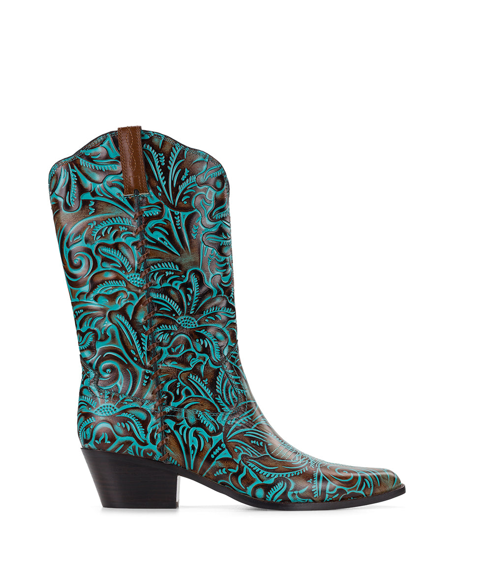 Female - Bergamo Boot | Turquoise - by Patricia Nash - View 2 of 6