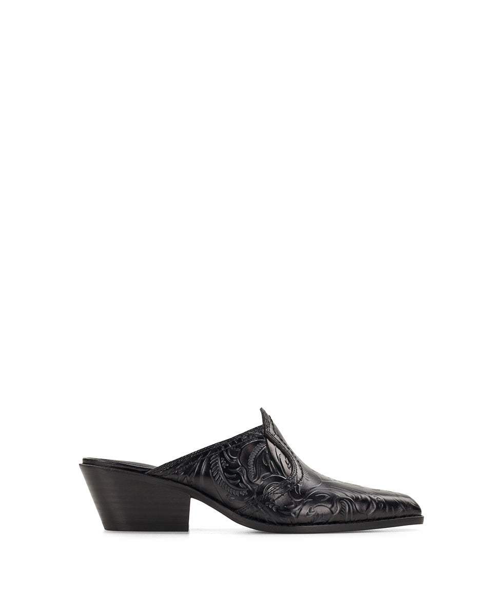 Female - Batista Mule | Black - by Patricia Nash - View 2 of 6