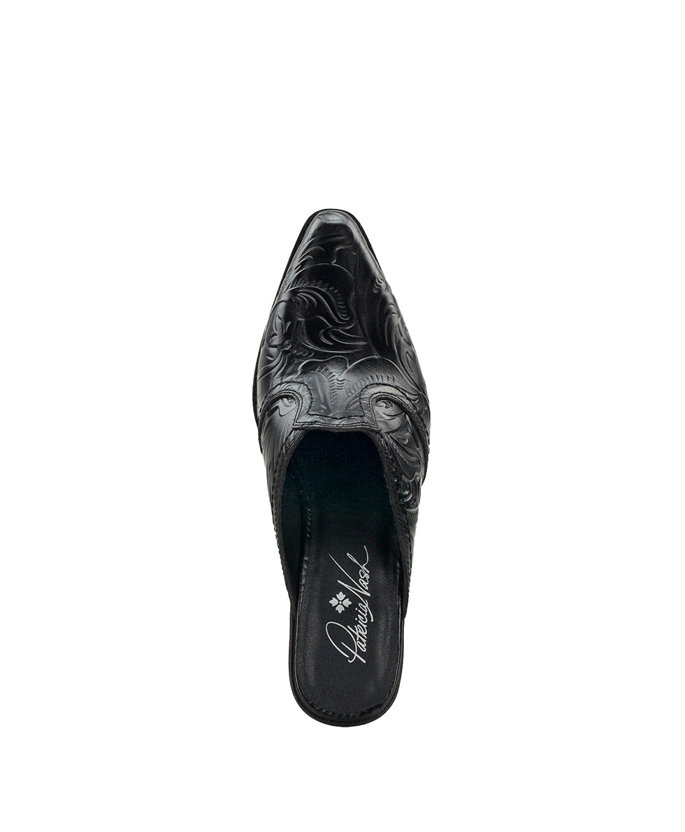 Female - Batista Mule | Black - by Patricia Nash - View 5 of 6
