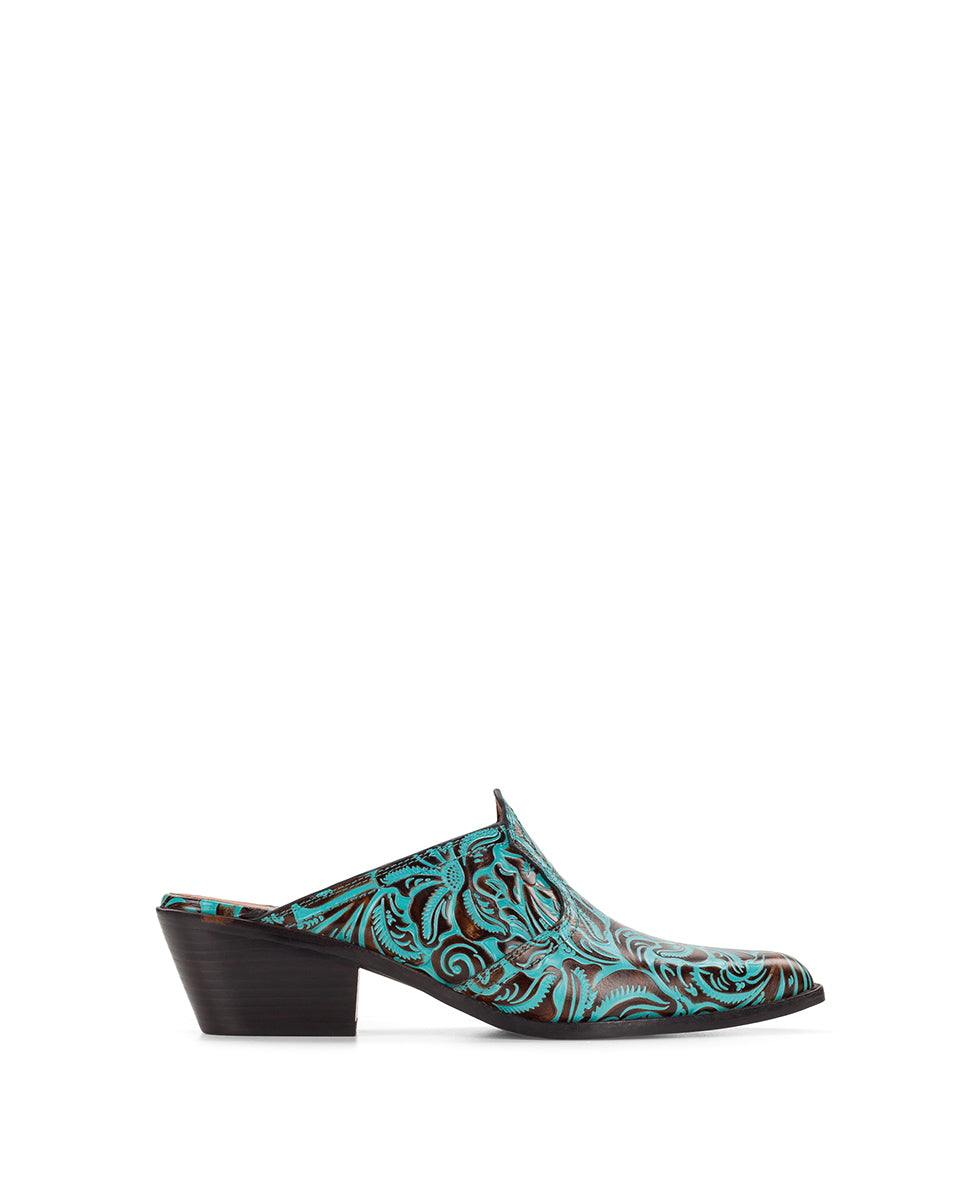 Female - Batista Mule | Turquoise - by Patricia Nash - View 2 of 6