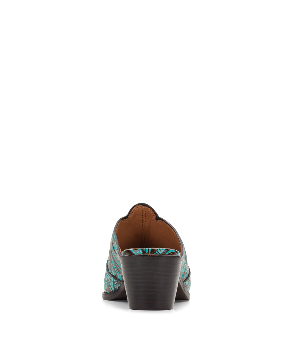 Female - Batista Mule | Turquoise - by Patricia Nash - View 4 of 6