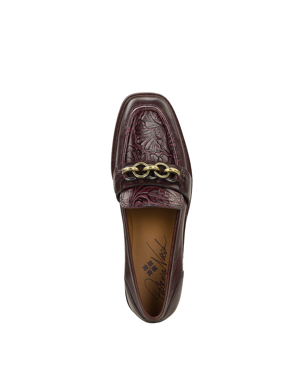 Female - Villaret Loafer | Plum - by Patricia Nash - View 5 of 6