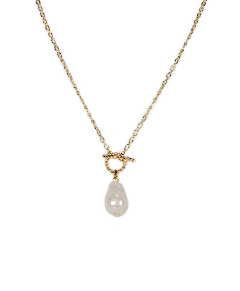 Baroque Pearl Toggle Necklace  - Baroque Pearls