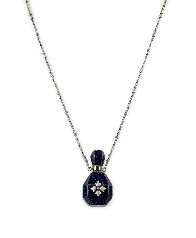 Blue Goldstone Perfume Pendant - Scent Of A Woman