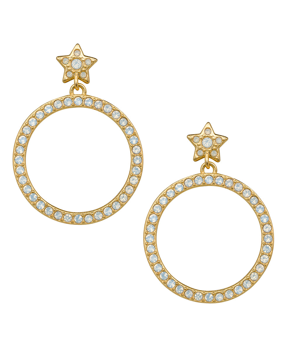 Star Doorknocker Earrings - Celestial