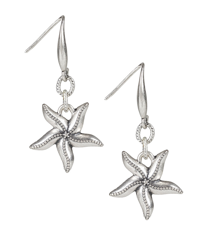 Starfish Dangle Earrings - Seashore