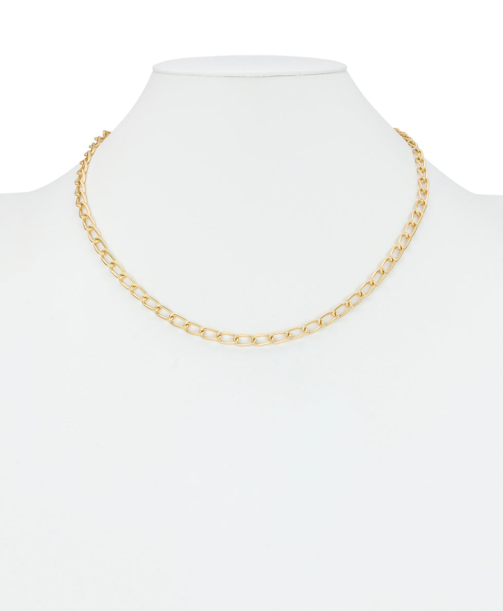 Female - Modular Necklace - Pearl Jewelry - worn gold - by Patricia Nash - View 5 of 5