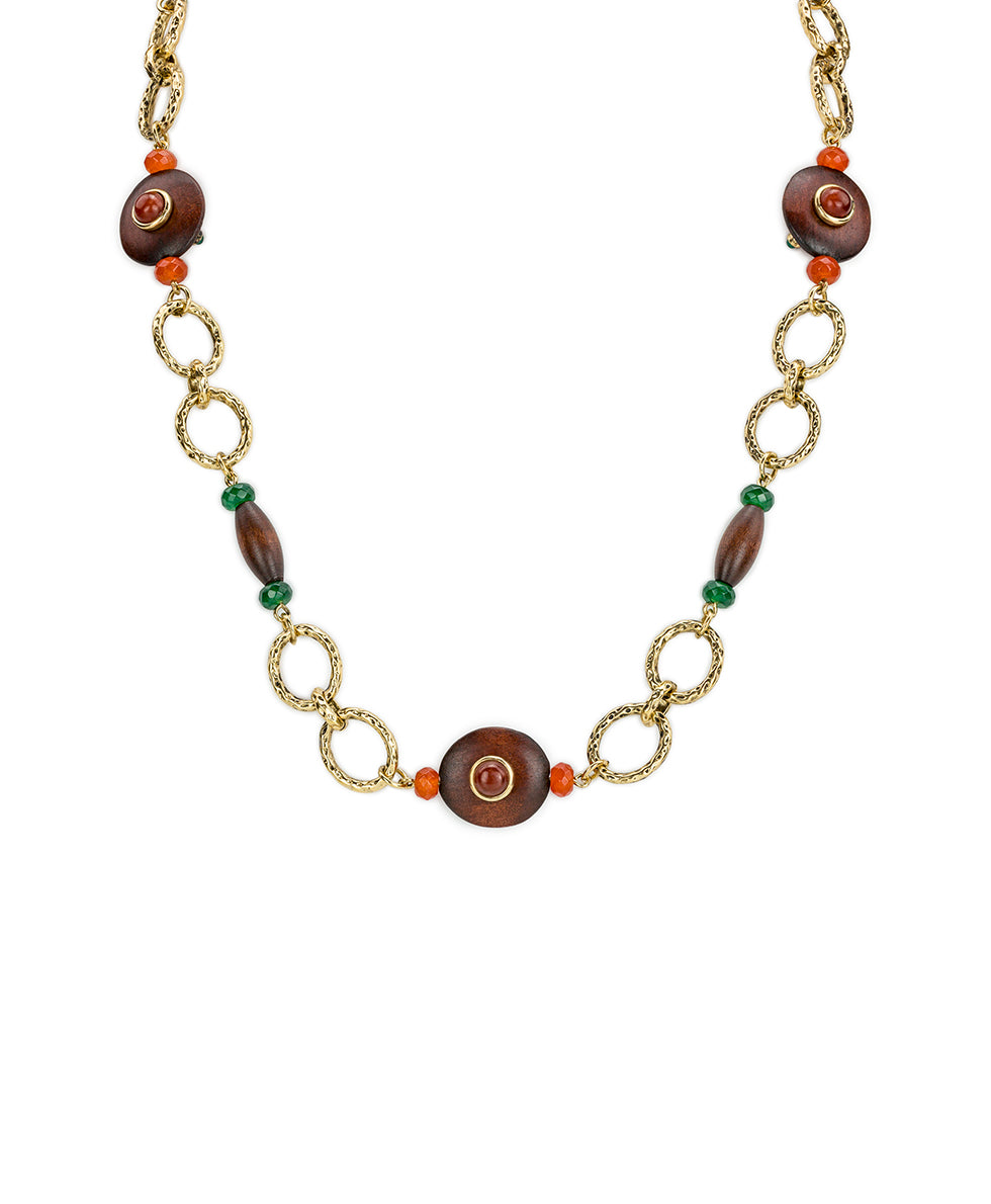 Female - Station Necklace | Tree of Life Collection | Antique Gold - antique gold - by Patricia Nash - View 1 of 4