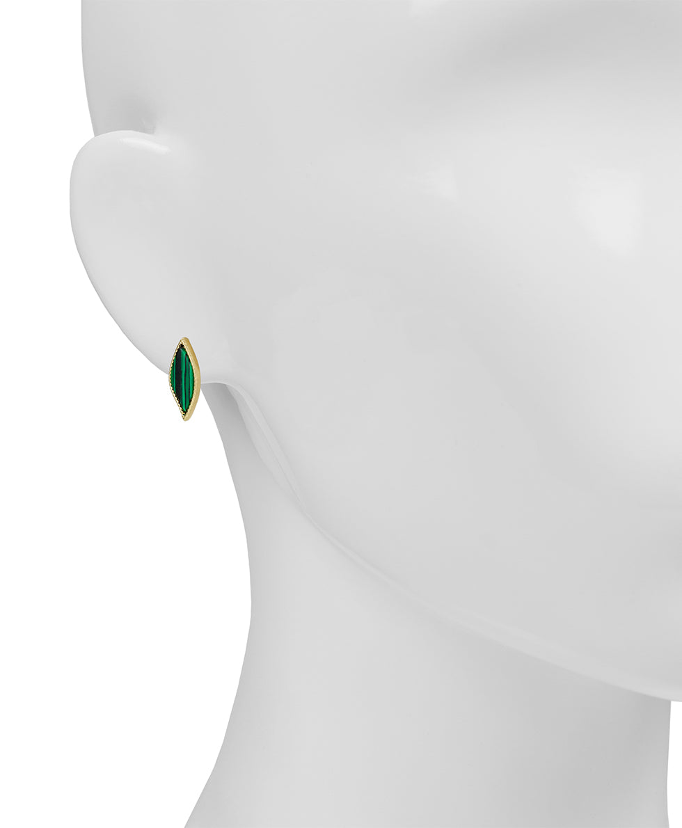 Female - Ladybug Earring Set - Ladybug Collection - worn gold - by Patricia Nash - View 2 of 4
