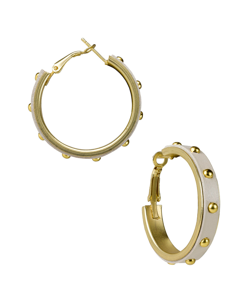Colette Studded Hoops - Studded and Stacked