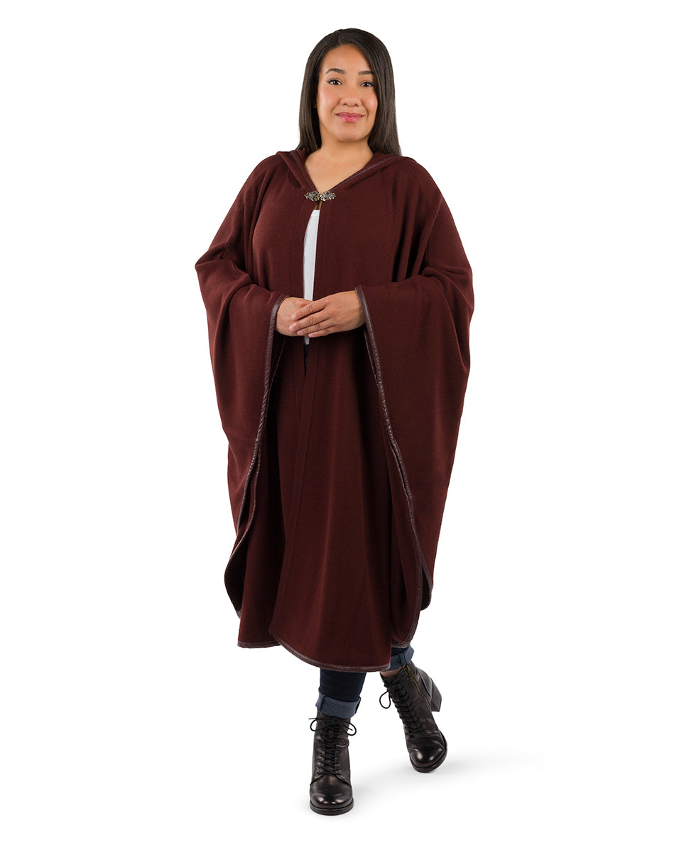 Hooded Cape with Clasp - Vintage - black - by Patricia Nash - View 30 of 62