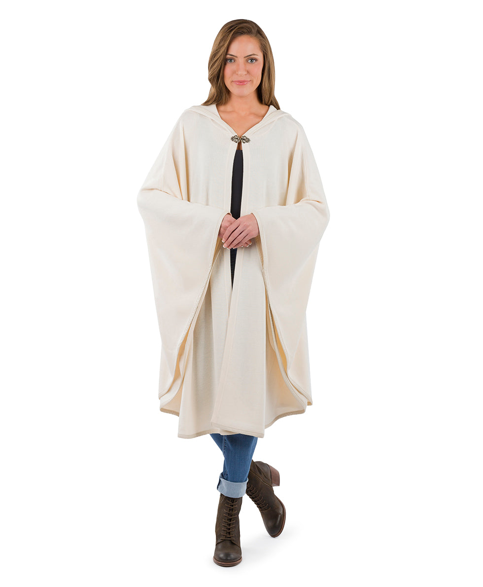 Hooded Cape with Clasp - Vintage - black - by Patricia Nash - View 36 of 62